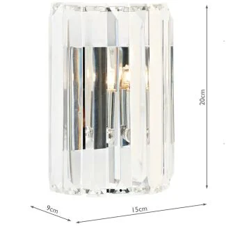 DAR SKE0750 SKETCH 1LT CRYSTAL WB POL CHR