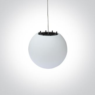 ONE LIGHT 63028A Padi 2 ozdobna biała lampa wisząca E27 IP54 średnica 45cm