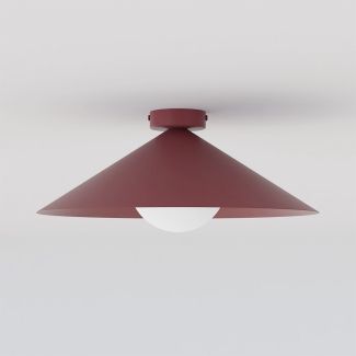 EMIBIG 1720/1M MONO 1M PLAFON BURGUNDY OPAL Lampa sufitowa