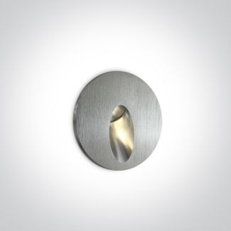 ONE LIGHT 68030/AL/W Eglykada aluminiowy wpust ścienny LED 3000K 3W IP54 zasilacz 700mA i