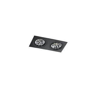 AZZARDO AZ2806 SIRO 2 BLACK/BLACK TECHNICAL DOWNLIGHT BLACK / BLACK
