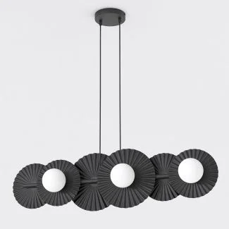 EMIBIG 1726/6 UMBRA 6 BLACK Lampa wisząca