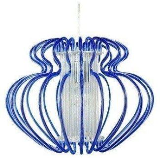 CANDELLUX 31-36592 IMPERIA ZWIS 1X60W E27 450X330 MAŁA NIEBIESKA PROMOCJA