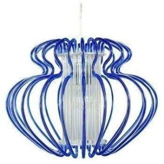 CANDELLUX 31-36592 IMPERIA ZWIS 1X60W E27 450X330 MAŁA NIEBIESKA PROMOCJA