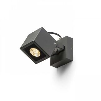 RENDL R12578 BORA ścienna antracyt 230V LED 6W 44° IP54 3000K