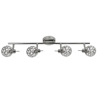 CANDELLUX 94-94004 LAMPA PUZZLE LISTWA 4X40W G9 CHROM