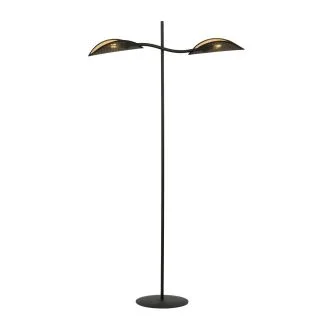 EMIBIG 1106/LP2 LAMPA PODŁOGOWA LOTUS LP2 BLACK/GOLD