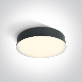 ONE LIGHT 67390/AN/W Velina plafon antracyt LED 3000K 21W IP65