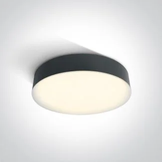 ONE LIGHT 67390/AN/W Velina plafon antracyt LED 3000K 21W IP65