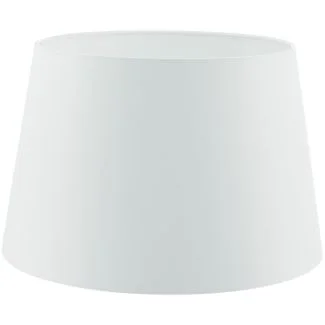 DAR CEZ142 CEZANNE FRENCH DRUM SHADE 35CM WHITE