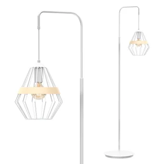 MILAGRO MLP5522 Lampa stojąca CLIFF WHITE 1xE27