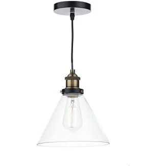 DAR RAY0175 RAY 1LT PENDANT ANT BRA CLEAR