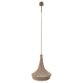 ANTIGO Lampa wisząca Mahaka 1 - Beżowa (260 mm) 5178