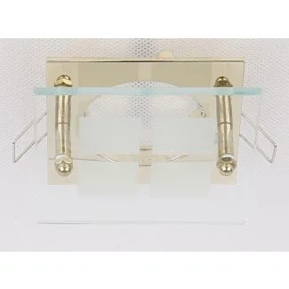CANDELLUX 2218804 SZ-03 G MR16 ZŁOTA OPR.KWADRAT STAŁA SZKŁO
