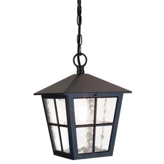 ELSTEAD CANTERBURY BL48M BLACK Chain Lantern