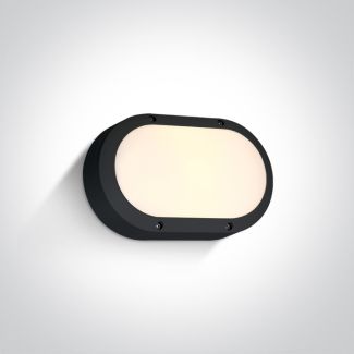 ONE LIGHT 67442B/B/W Kentro czarny klasyczny zewnętrzny kinkiet LED 3000K 10W IP54, AC LED
