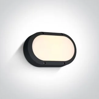 ONE LIGHT 67442B/B/W Kentro czarny klasyczny zewnętrzny kinkiet LED 3000K 10W IP54, AC LED