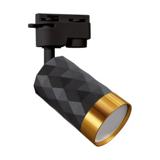 IDEUS 4086 MATA TRA GU10 BLACK/GOLD Oprawa do zamontowania na szynoprzewodzie