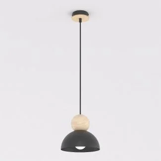 EMIBIG 1676/1S KAKI 1S BLACK LAMPA WISZĄCA