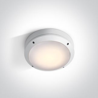 ONE LIGHT 67204/W Lagonisi biały plafon zewnętrzny 20W E27