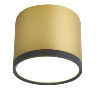 CANDELLUX 2275956 TUBA LAMPA SUFITOWA 9W LED 8,8/7,5 CZARNY+ZŁOTY MAT 4000K