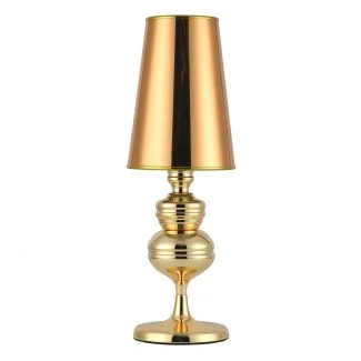 Step into design MT-8046-25 gold Lampa stołowa QUEEN złota 25 cm