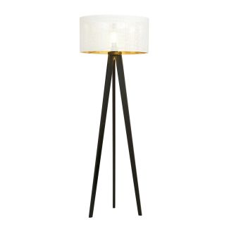 EMIBIG 1147/LP1 LAMPA PODŁOGOWA ASTON LP1 WHITE/GOLD
