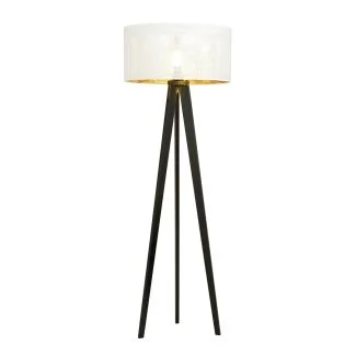 EMIBIG 1147/LP1 LAMPA PODŁOGOWA ASTON LP1 WHITE/GOLD