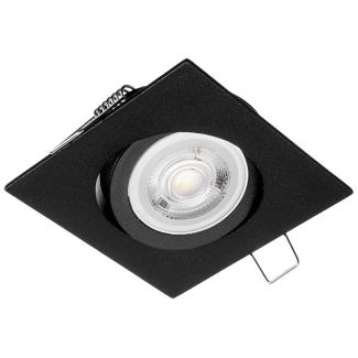MILAGRO EKZ329 Oczko sufitowe kwadratowe ruchome IP20 Black