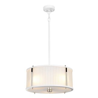 ELSTEAD Corona DL-CORONA-3P-WPN 3 Light Pendant - White Polished Nickel