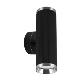 IDEUS 04205 FRIDA WLL 2xGU10 BLACK/CHROME kinkiet