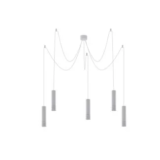 AZZARDO AZ3406 LOCUS L PENDANT 5 WHITE DECORATIVE LAMP