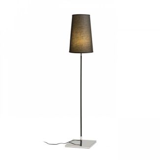 RENDL R12467 LULU podłogowa czarna chrom 230V E27 28W