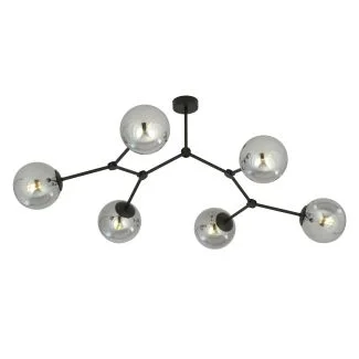 EMIBIG 1134/6 LAMPA SUFITOWA SPACE 6 BLACK/GRAFIT