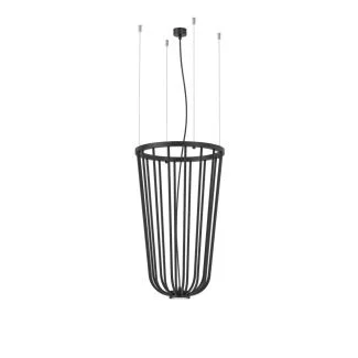 ANTIGO Lampa wisząca no. moon I Z - Czarna (400 mm) 5147