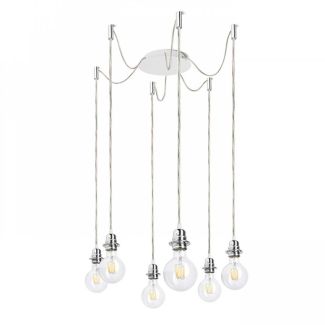 RENDL R11783 KOMBIX 6 wisząca sada BP+TK+CHO 230V E27 6x28W
