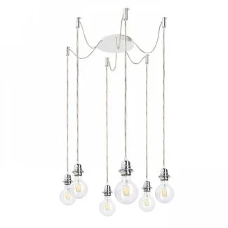 RENDL R11783 KOMBIX 6 wisząca sada BP+TK+CHO 230V E27 6x28W