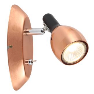 CANDELLUX 91-32768 CROSS KINKIET 1X50W GU10 MIEDZIANY