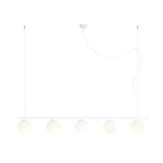 ALDEX 1006F LAMPA WISZĄCA BERYL GLASS 5 KOLOR BIAŁY