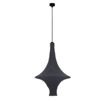 ANTIGO Lampa wisząca Alda M - Czarna (420 mm) 5112