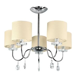 CANDELLUX 35-11671 ESTERA ZWIS 5X40W E14 CHROM