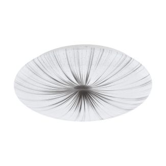 EGLO 98325 LAMPA NIEVES OPRAWA ŚCIENNA / SUFITOWA LED-DL Ø410 WEISS/SILBER NIEVES