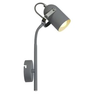 CANDELLUX 91-66527 GRAY KINKIET NA WYSIĘGNIKU 1X40W E14 SZARY