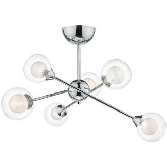 DAR ZEK0650 ZEKE 6LT SEMI FLUSH POL CHR