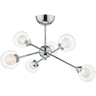 DAR ZEK0650 ZEKE 6LT SEMI FLUSH POL CHR