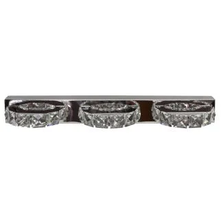 CANDELLUX 23-45324 SHIPI KINKIET 3X3W LED KRYSZTAŁKI STAL NIERDZEWNA