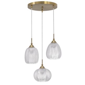 Luces Exclusivas ALCALA LE41857 LAMPA WISZĄCA złoty