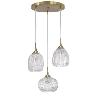 Luces Exclusivas ALCALA LE41857 LAMPA WISZĄCA złoty