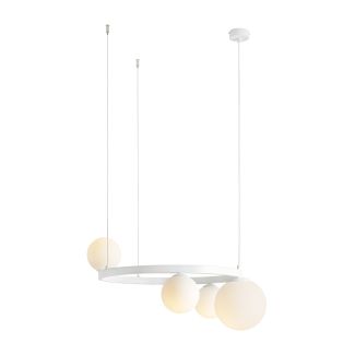 ALDEX 1099L_R LAMPA WISZĄCA GARDA 4 RING KOLOR BIAŁY
