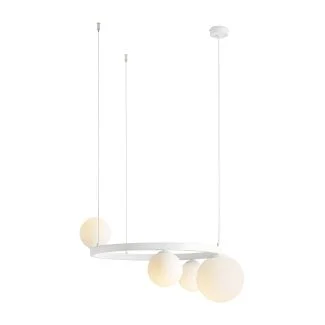 ALDEX 1099L_R LAMPA WISZĄCA GARDA 4 RING KOLOR BIAŁY